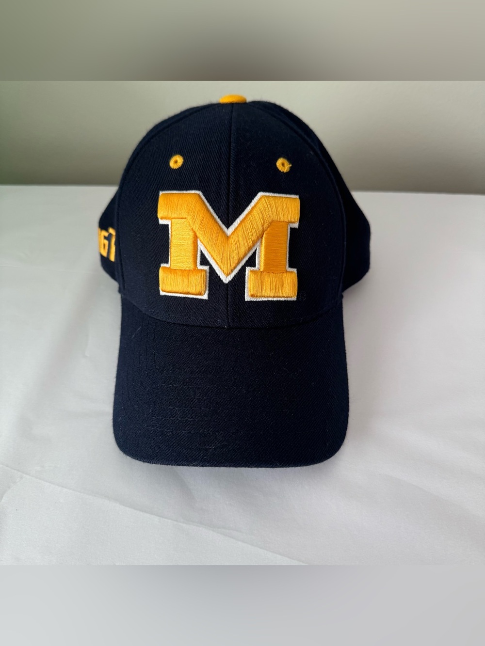 University of Michigan Embroidered Navy One Size Fits All Adult Hat